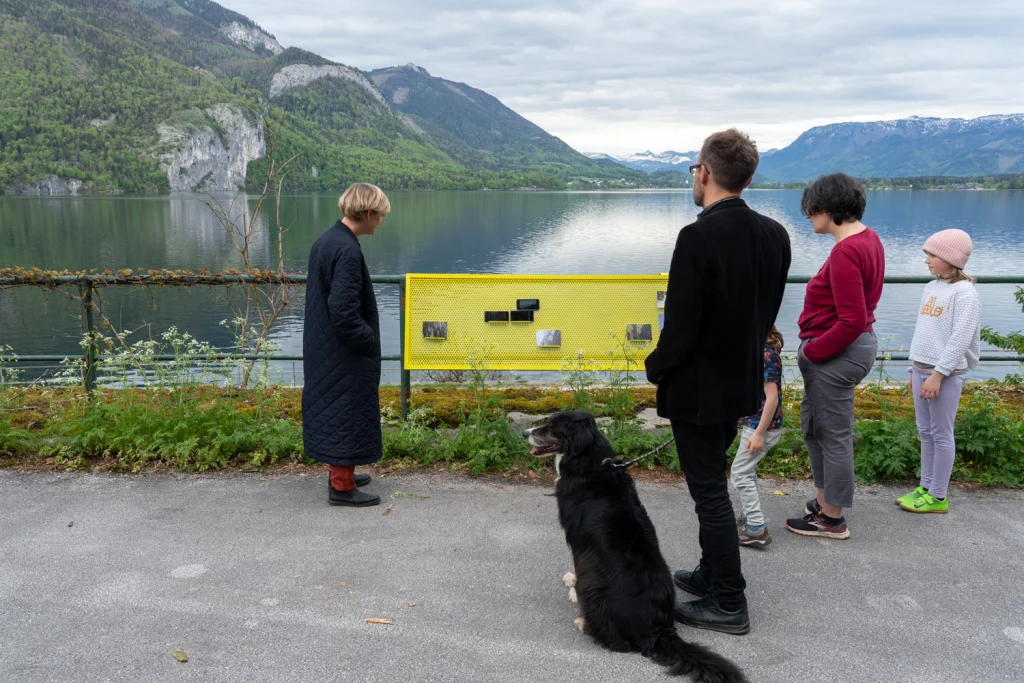 Lisa Truttmann, „Tracks I-III“, 2021, Installationsansicht „Techno Scapes“, Foto: Lisa Truttmann