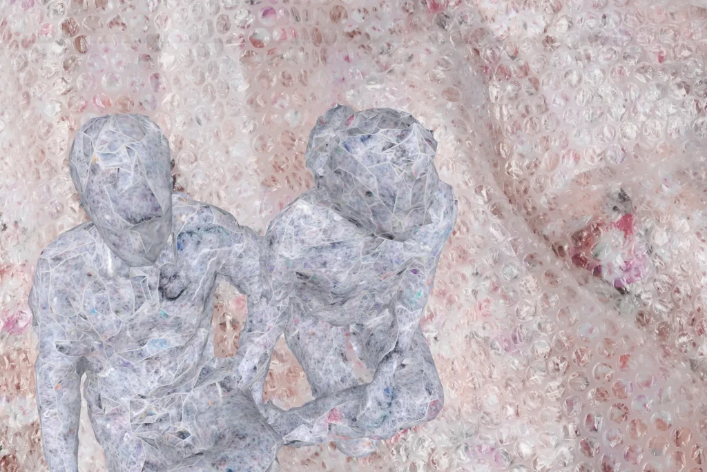 Elisa Giardina Papa, film still from “Technologies of Care. Fragment: Worker 5, ASMRtist.”, Commissioned by Rhizome.org. Courtesy of the Artist