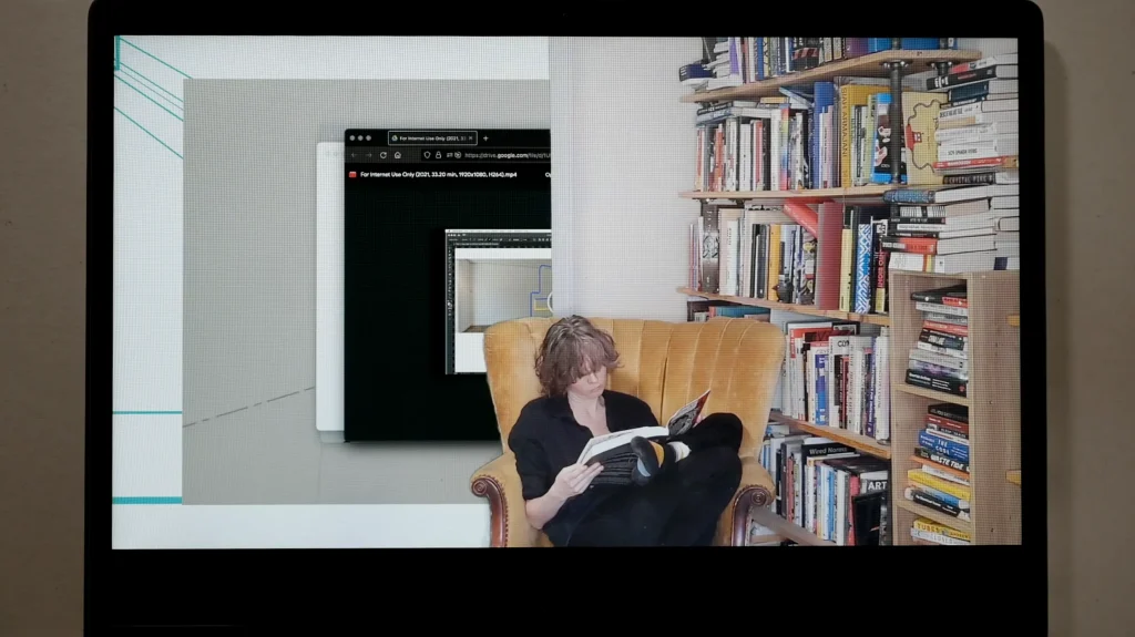 Ingrid Burrington, film still from “Screen Matters”, 2022