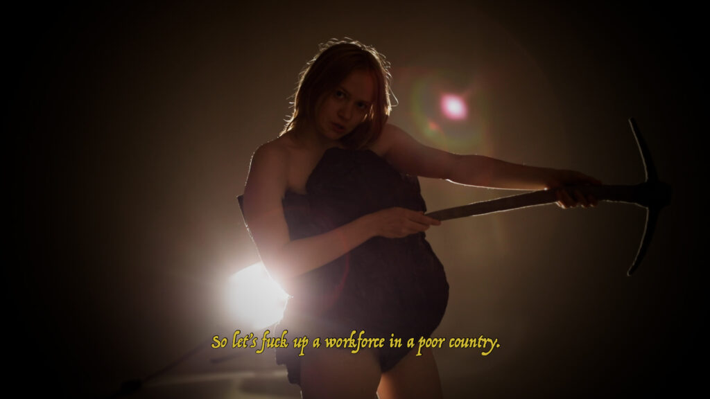 Madeleine Andersson, Filmstill aus „Dirty Coal”, 2020