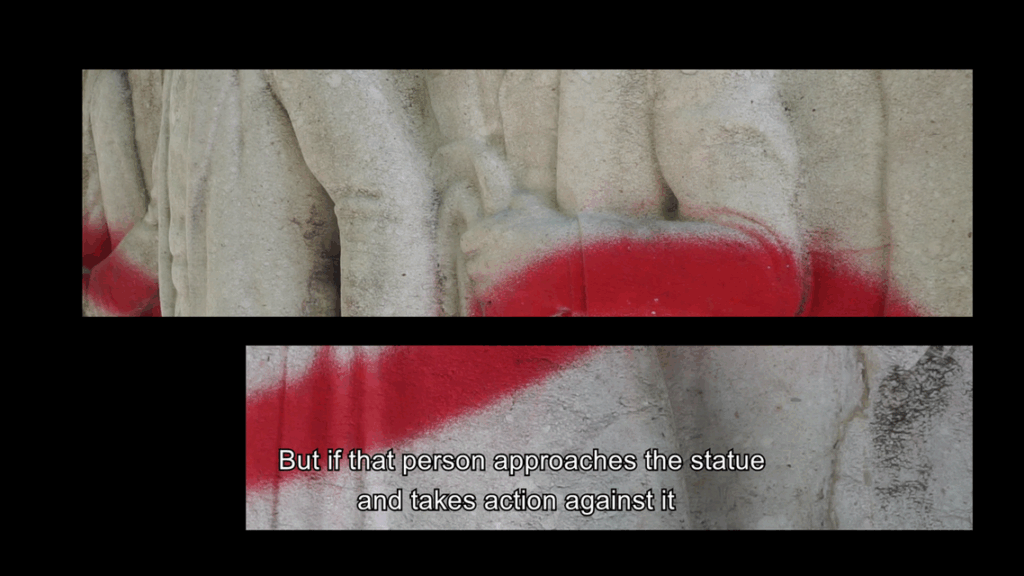 Künstler*innengruppe Schandwache, Filmstill aus „Schandwache”, 2021