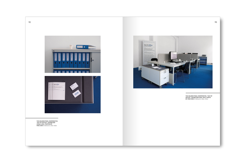 The Golden Pixel Cooperative, „You'll Never Watch Alone: The Screen as a Place of Work”, 2025, Wien: SCHLEBRÜGGE.EDITOR