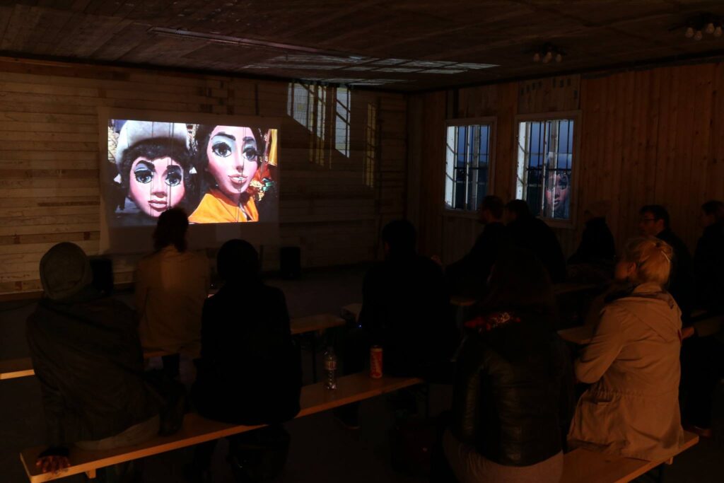 Screening, „Entangled Entanglement“, notgalerie Seestadt, 2017. Riccardo Giaconni, „37 MIN“. Foto: Nathalie Koger