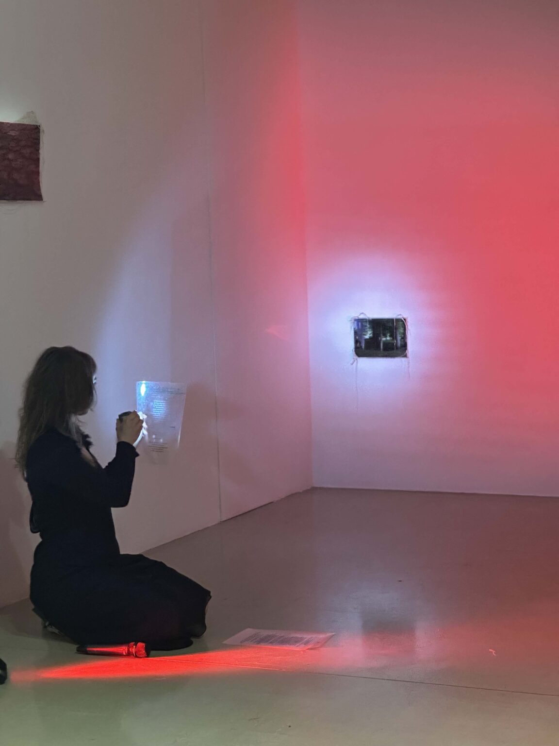 Pille-Riin Jaik, Performance „Murky Buisness III“, Kunstraum Niederoesterreich, 2025, Foto: Jorge Luna