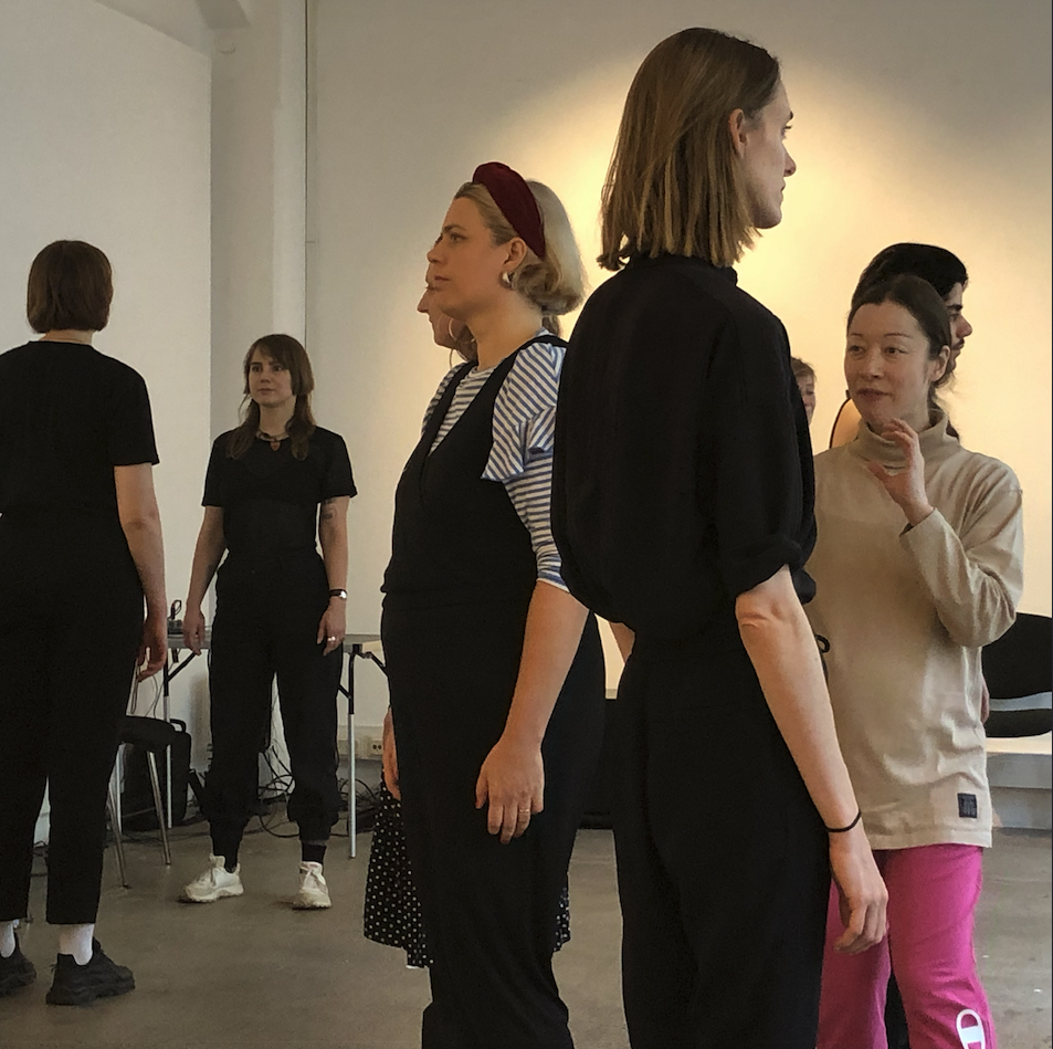 The Golden Pixel Cooperative, „Acting/Reacting”, Workshop mit Nina Fog, Medienwerkstatt Wien, 2024, Foto: Iris Blauensteiner