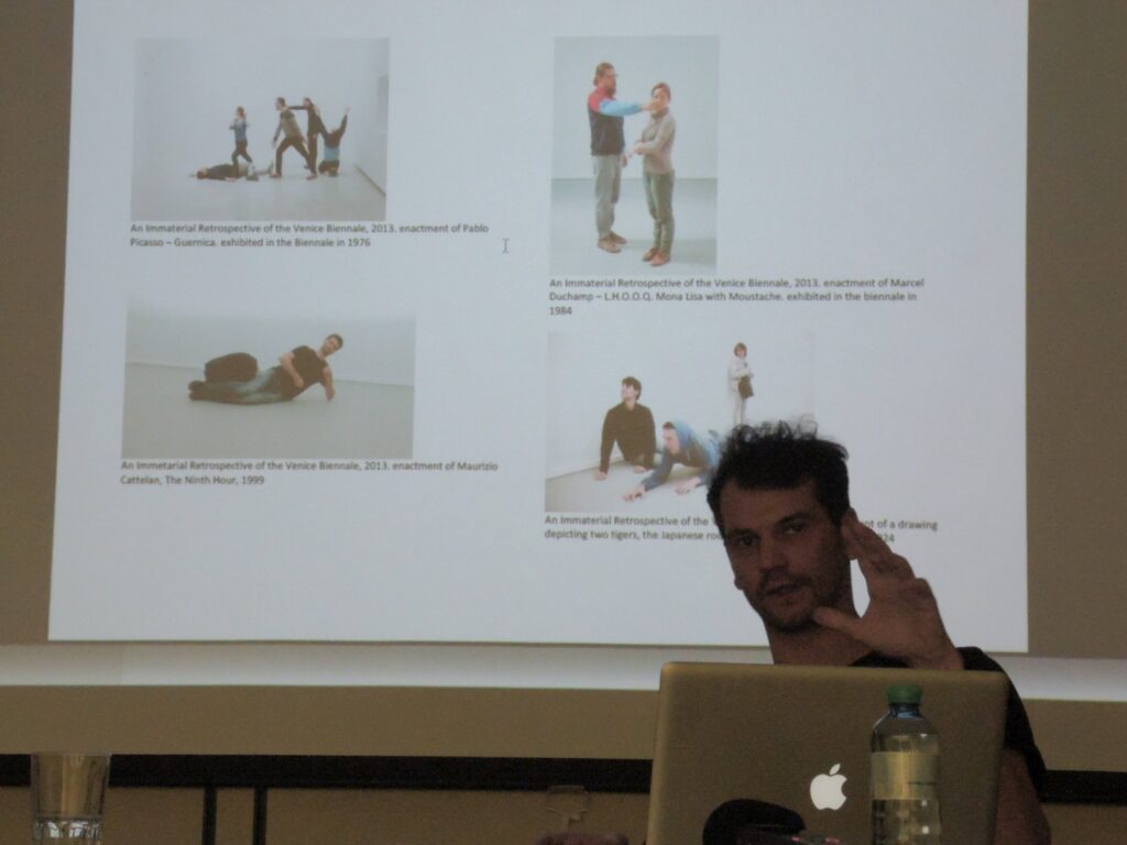 Manuel Pelmus, Präsentation, „APPROPRIATION (#1)“, Akademie der bildenden Künste Wien, 2018