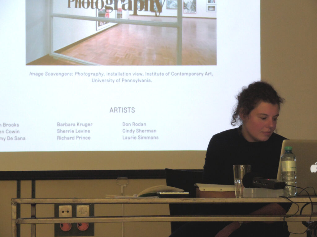 Nathalie Koger, Präsentation, „APPROPRIATION (#1)“, Akademie der bildenden Künste Wien, 2018