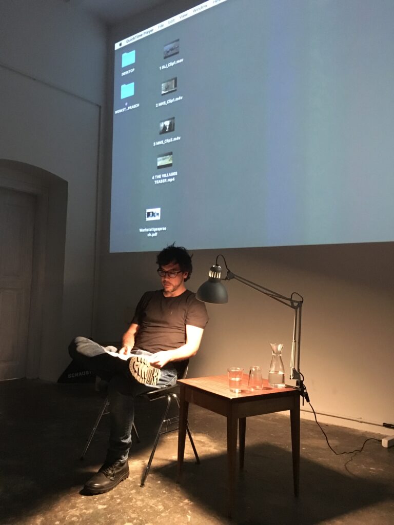 The Golden Pixel Cooperative, „bildersprechen”, Vortrage, Medienwerkstatt Wien, 2017, Foto: The Golden Pixel Cooperative