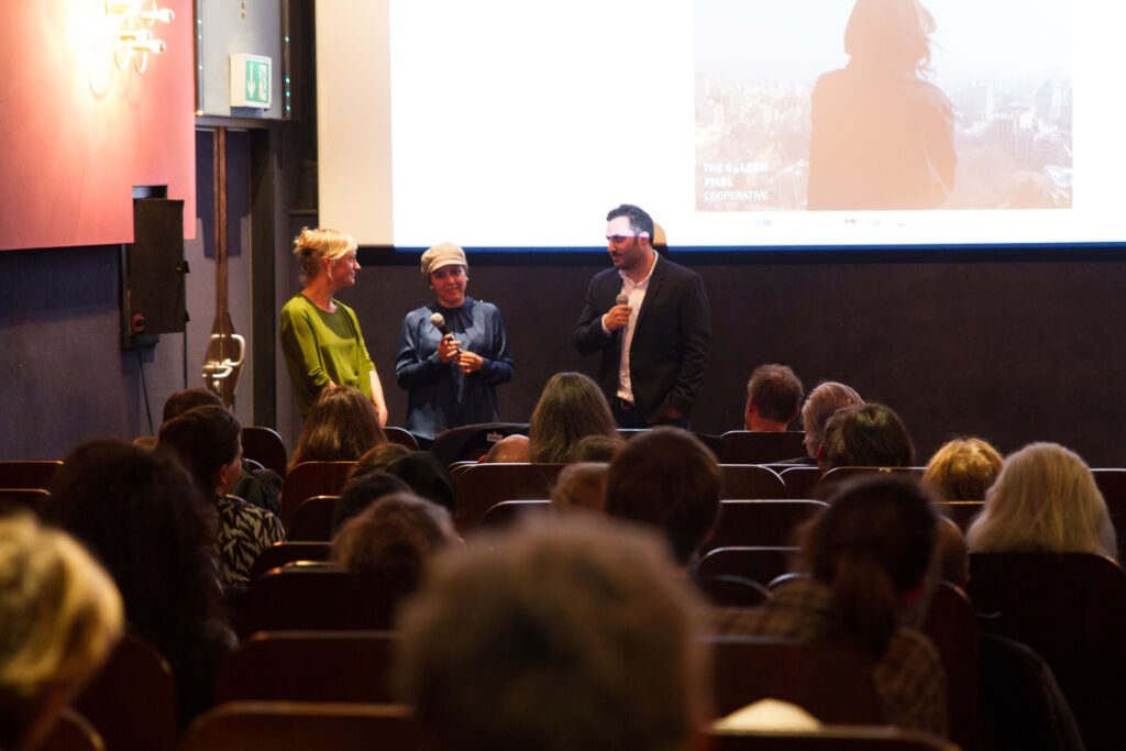 The Golden Pixel Cooperative, „Jene Tage”, Screenings und Vorträge, Foto: The Golden Pixel Cooperative