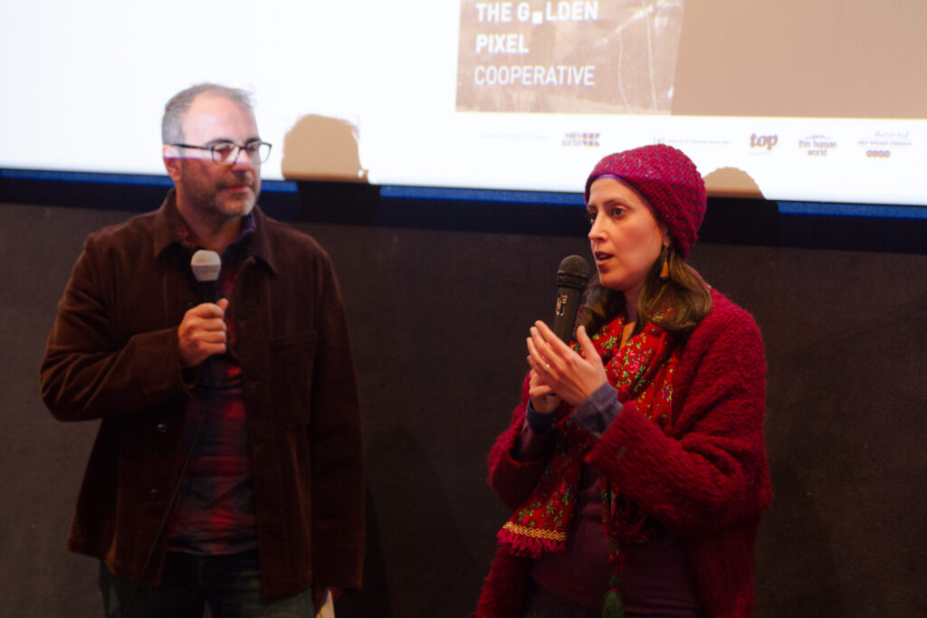 The Golden Pixel Cooperative, „Jene Tage”, Screenings und Vorträge, Foto: The Golden Pixel Cooperative