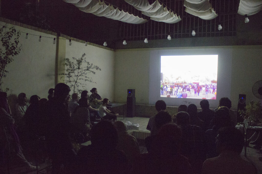 The Golden Pixel Cooperative, „Shar(e)d Cinema”, Screening, Yard Festival, 2019, Foto: Farzaneh Kamali