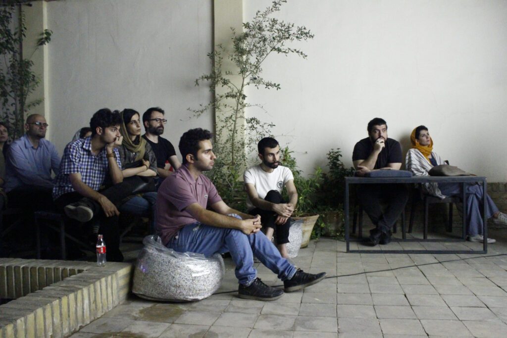 The Golden Pixel Cooperative, „Shar(e)d Cinema”, Screening, Yard Festival, 2019, Foto: Farzaneh Kamali