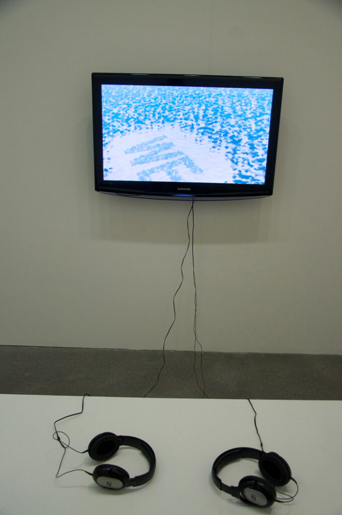 Almut Rink, „SOLID GROWTH – A SCENE WITH 2 + 1 SPECIES“ Videoinstallation, 2012 