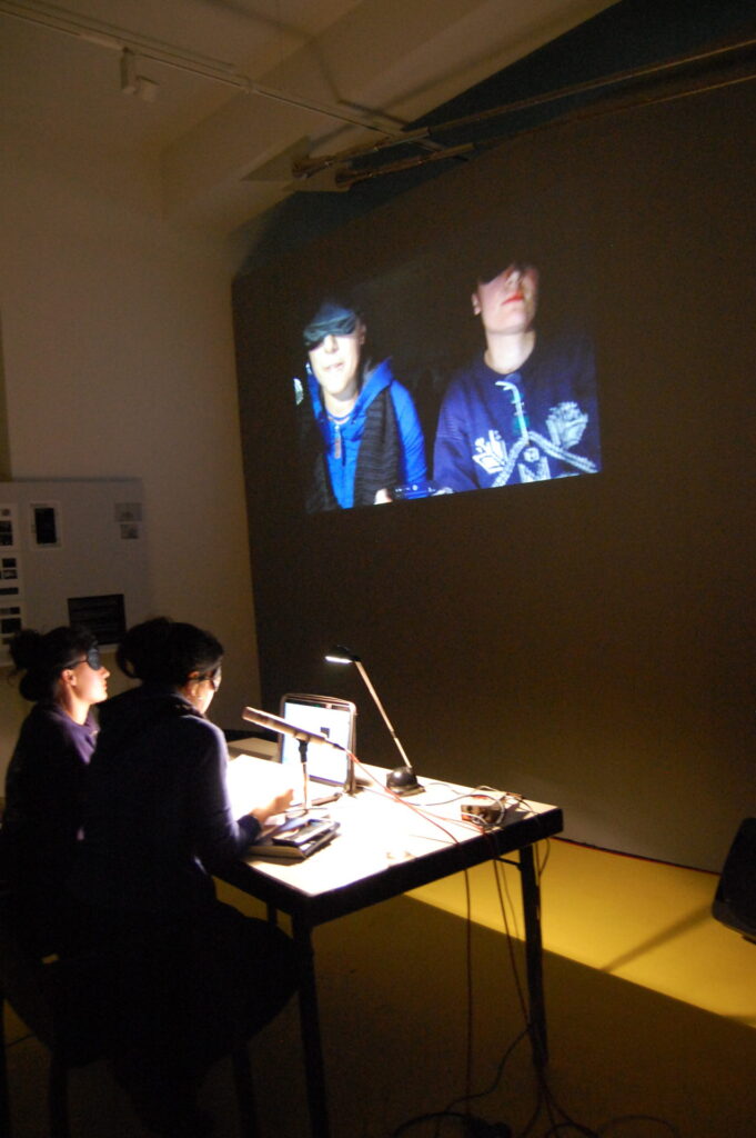 „Berührungspunkte/ Points of Contact," Kunsthalle Exnergasse, 2016, Cana Bilir-Meier und belit sağ. Foto: unbekannt