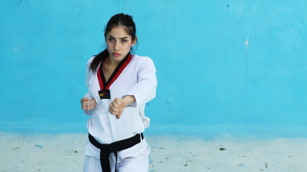 Marlies Poeschl, Filmstill aus „The Pool”, 2014