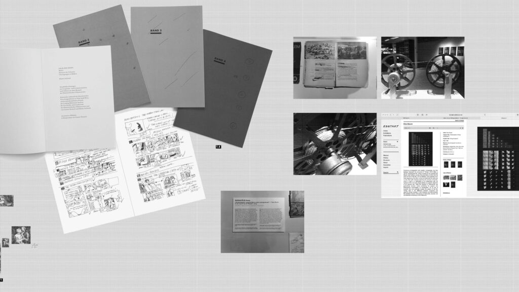 Detail, Sektion Objets trouvés, The Golden Pixel Cooperative, „search form“, Kunsthalle Exnergasse, 2016, Grafik: Simona Obholzer